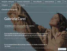 Tablet Screenshot of gabrielacarel.com